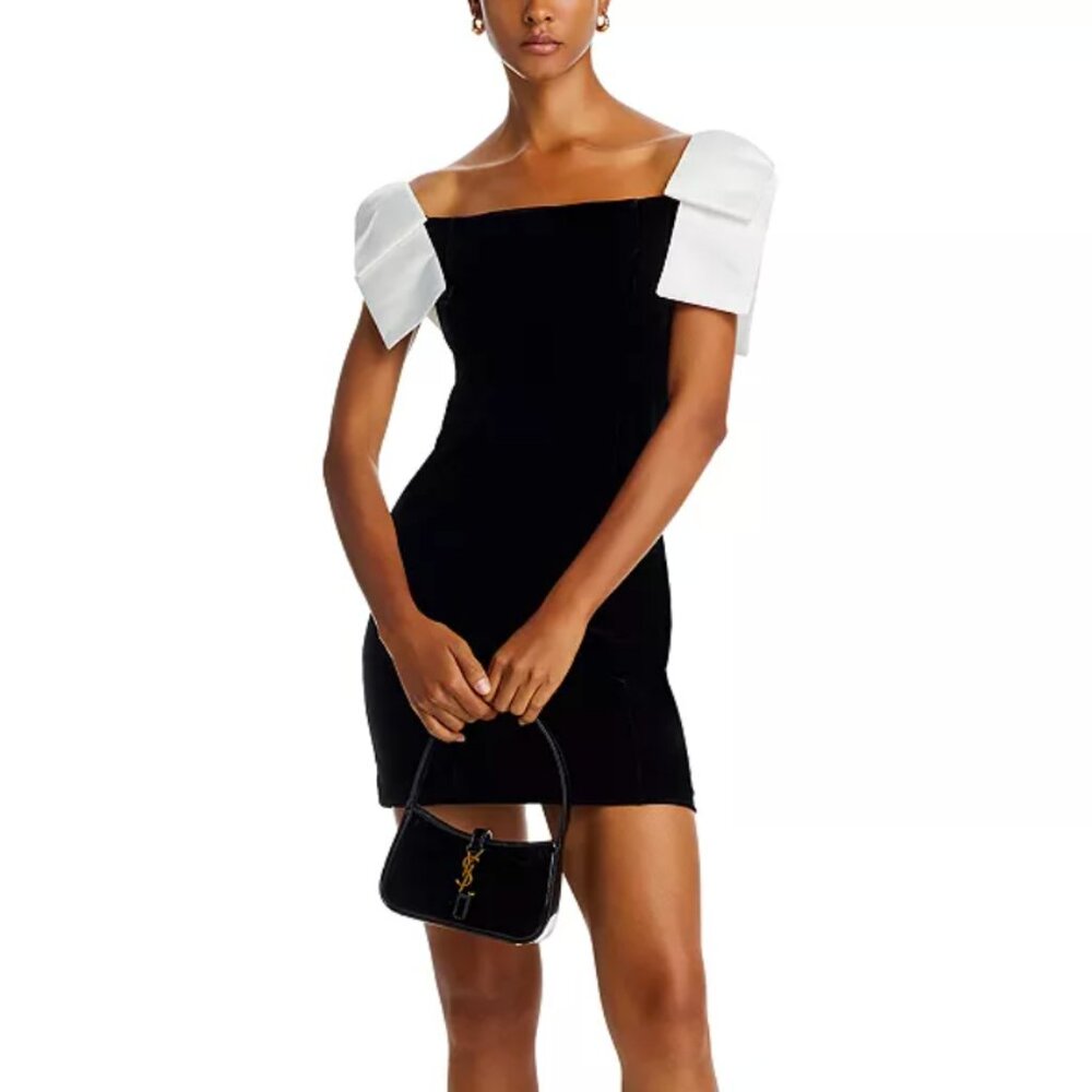 French Connection Carey Velvet Mini Dress